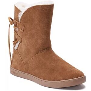 🔴🔴 Koolaburra by UGG Shazi Short boot in chestnut suede Sz 9 For LEFT AMPUTEE